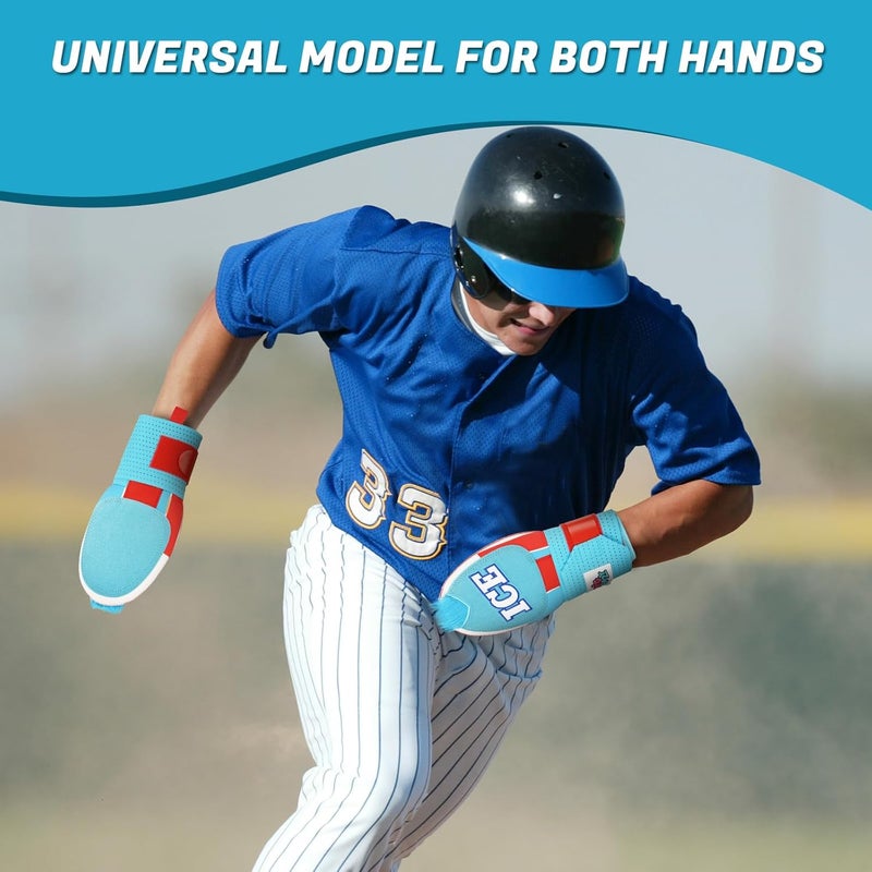 Big Crazy Baseball Sliding Mitt Youth and Adult, Drippy Drip Accessory, Flexible Breathable Durable, Funny Design - Image 4